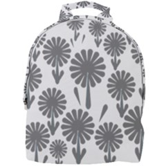 Zappwaits Flowers Black Mini Full Print Backpack by zappwaits