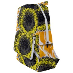 Sunflower Flower Yellow Orange Travelers  Backpack by Mariart