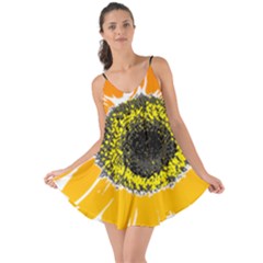 Sunflower Flower Yellow Orange Love The Sun Cover Up by Mariart