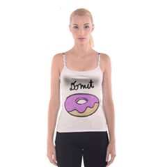 Donuts Sweet Food Spaghetti Strap Top by Mariart