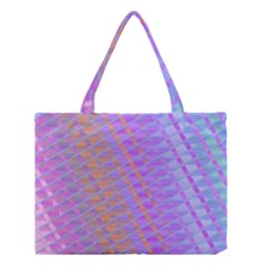 Diagonal Line Design Art Medium Tote Bag