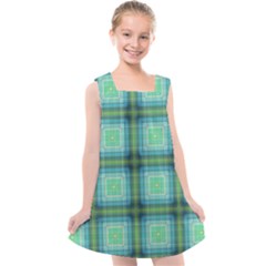 Background Pattern Structure Kids  Cross Back Dress