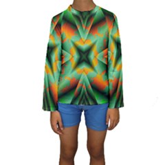 Farbenpracht Kaleidoscope Kids  Long Sleeve Swimwear