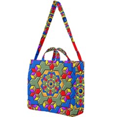 Background Image Pattern Square Shoulder Tote Bag