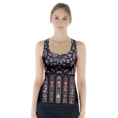 Rosette Cathedral Racer Back Sports Top by Pakrebo