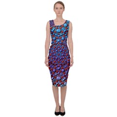 Tile Background Image Pattern 3d Sleeveless Pencil Dress