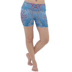 Pattern Background Pattern Lightweight Velour Yoga Shorts