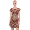 Pattern Background Patterns Cap Sleeve Bodycon Dress View1