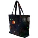 Galactic Zip Up Canvas Bag View1