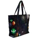 Galactic Zip Up Canvas Bag View2