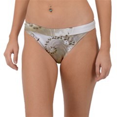 Flora Flowers Background Leaf Band Bikini Bottom