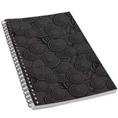 Hypnotic Black And White 5 5  X 8 5  Notebook