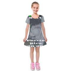 Survivor Kids  Short Sleeve Velvet Dress