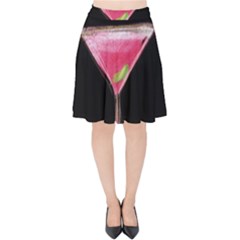 Cosmo Cocktails Velvet High Waist Skirt by StarvingArtisan