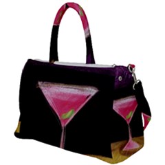 Cosmo Cocktails Duffel Travel Bag by StarvingArtisan