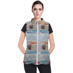 Concert Memorabilia  Women s Puffer Vest by StarvingArtisan