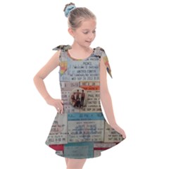 Concert Memorabilia  Kids  Tie Up Tunic Dress by StarvingArtisan