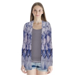 Pelicans In Flight Drape Collar Cardigan