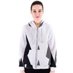 Geometric landscape Women s Zipper Hoodie