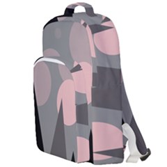 Geometric Landscape Double Compartment Backpack