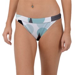 Geometric Landscape Band Bikini Bottom