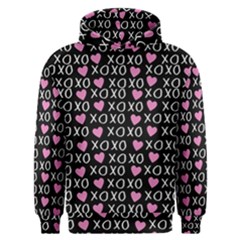 Xo Valentines Day Pattern Men s Overhead Hoodie by Valentinaart