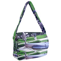 Shakespeare Garden Stratford Courier Bag by Riverwoman