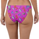 Dinosaurs - Fuchsia Band Bikini Bottom View2