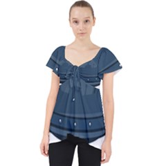 Ufo Unknown Alien Alie Lace Front Dolly Top by Wegoenart