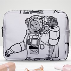 Astronaut Space Exploration Helmet Make Up Pouch (large) by Wegoenart