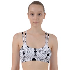Earth Geocentric Jupiter Mars Line Them Up Sports Bra by Wegoenart