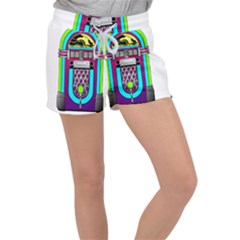 Jukebox Music Music Player Women s Velour Lounge Shorts