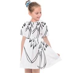 Phoenix Mythical Bird Animal Kids  Sailor Dress