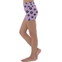 Totoro - Soot Sprites Pattern Kids  Lightweight Velour Yoga Shorts View2