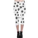 Totoro - Soot Sprites Pattern Capri Leggings  View1