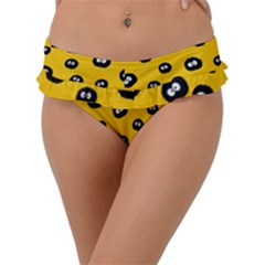Totoro - Soot Sprites Pattern Frill Bikini Bottom by Valentinaart