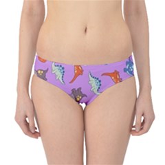 Dinosaurs - Violet Hipster Bikini Bottoms by WensdaiAmbrose