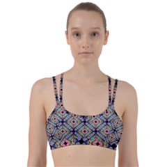 Pattern Wallpaper Background Line Them Up Sports Bra