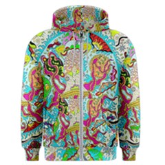 Supersonic Octopus Men s Zipper Hoodie by chellerayartisans