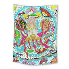 Supersonic Octopus Medium Tapestry by chellerayartisans