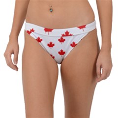 Maple Leaf Canada Emblem Country Band Bikini Bottom