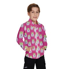 Ghost Pet Pink Windbreaker (kids) by snowwhitegirl