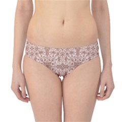 Ornamental Brown Hipster Bikini Bottoms