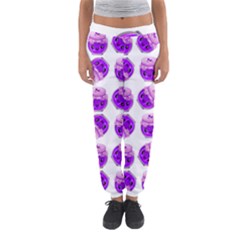 Kawaii Grape Jam Jar Pattern Women s Jogger Sweatpants by snowwhitegirl