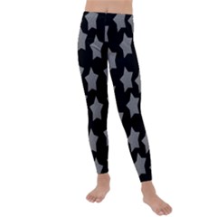 Silver Starr Black Kids  Lightweight Velour Leggings