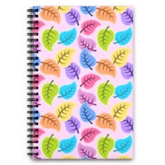 Colorful Leaves 5 5  X 8 5  Notebook