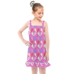 Colorful Cherubs Pink Kids  Overall Dress