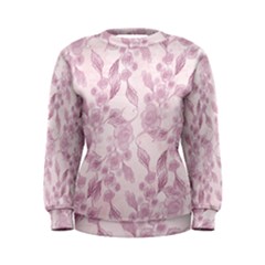 Pink Floral Women s Sweatshirt by snowwhitegirl