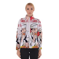 Retro Sailor Eating Cookie Winter Jacket by snowwhitegirl