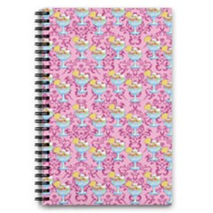 Paisley Pink Sundaes 5 5  X 8 5  Notebook by snowwhitegirl